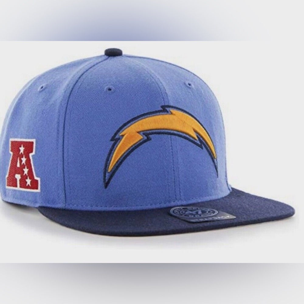 NEW '47 San Diego Chargers Super Shot 2Tone Captain Strapback Cap NWT